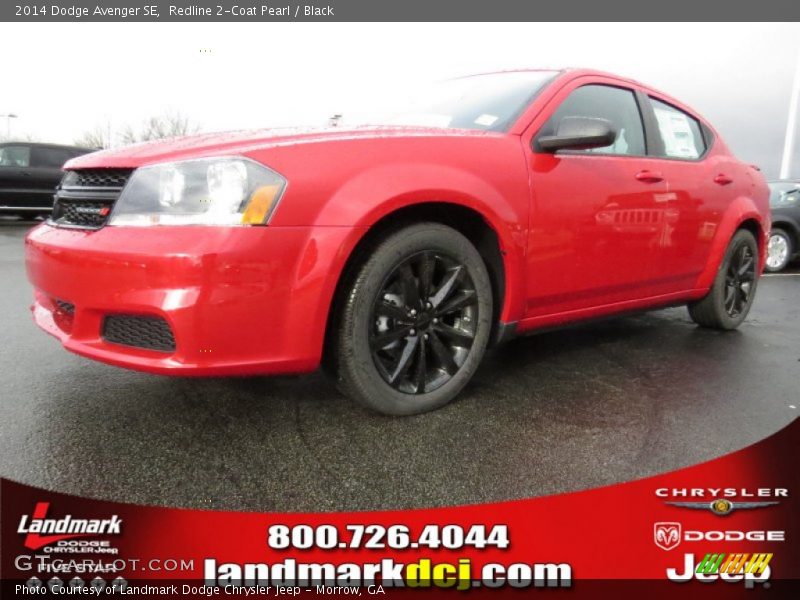 Redline 2-Coat Pearl / Black 2014 Dodge Avenger SE