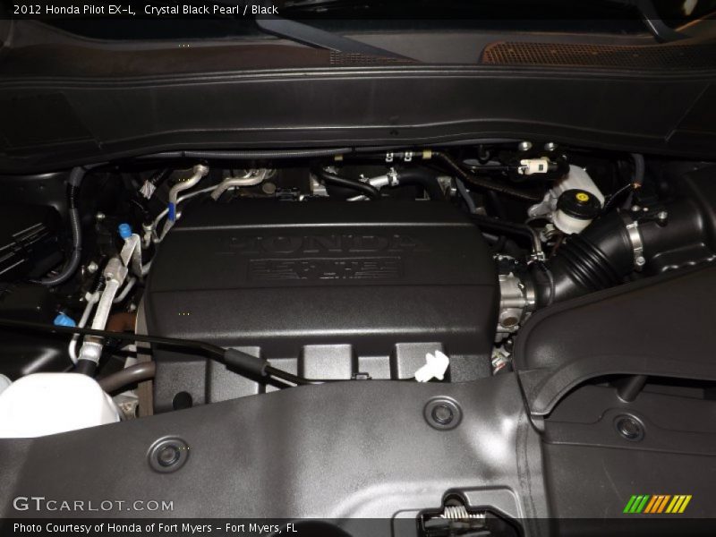 Crystal Black Pearl / Black 2012 Honda Pilot EX-L