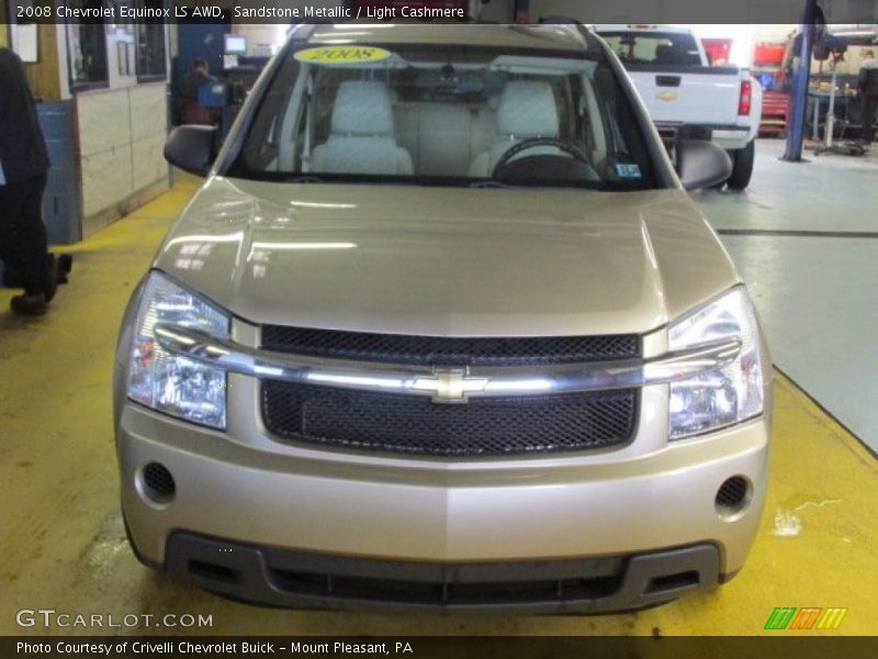 Sandstone Metallic / Light Cashmere 2008 Chevrolet Equinox LS AWD