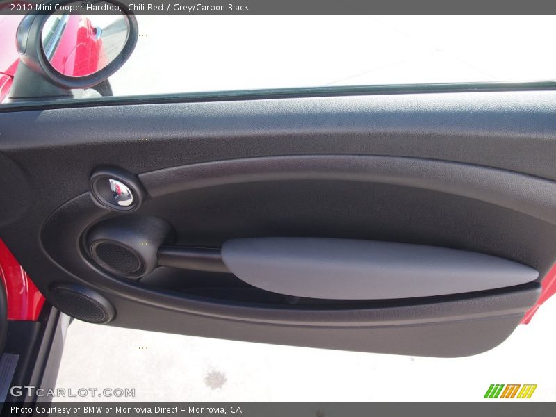 Chili Red / Grey/Carbon Black 2010 Mini Cooper Hardtop