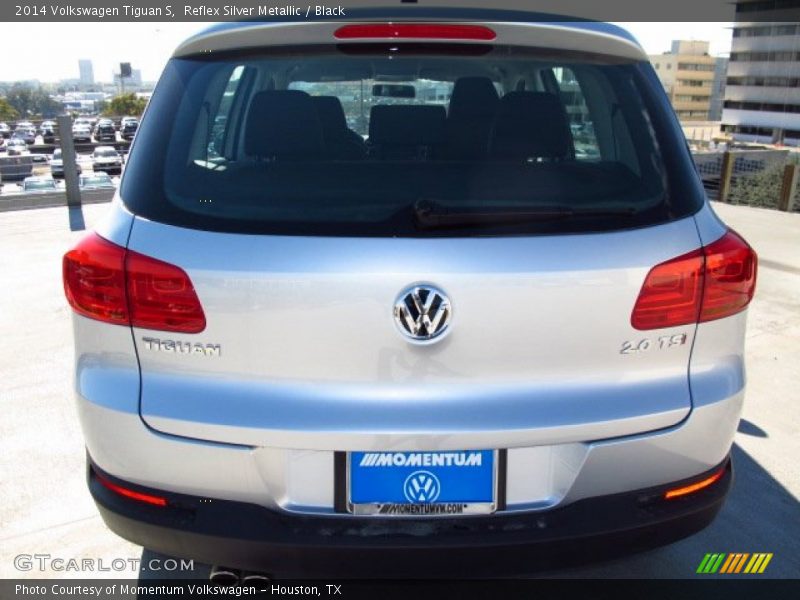 Reflex Silver Metallic / Black 2014 Volkswagen Tiguan S