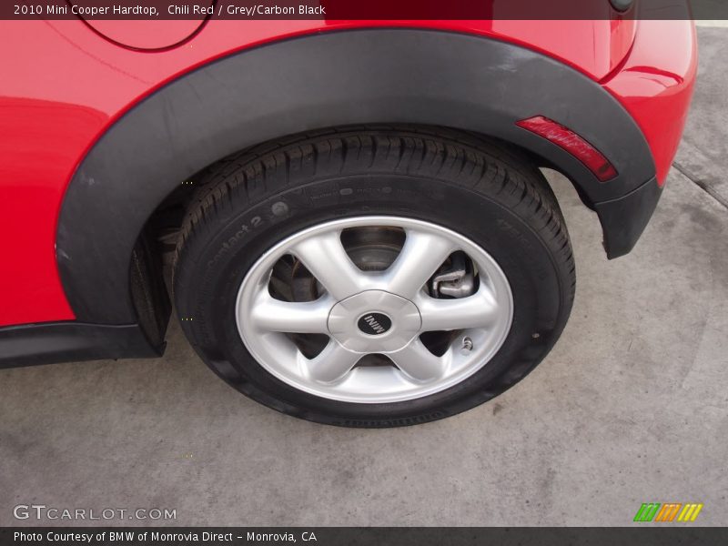Chili Red / Grey/Carbon Black 2010 Mini Cooper Hardtop