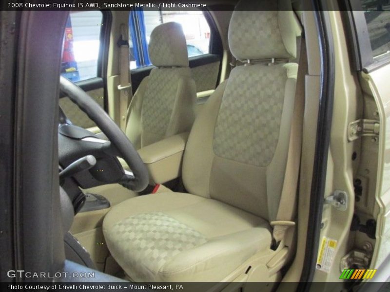 Sandstone Metallic / Light Cashmere 2008 Chevrolet Equinox LS AWD