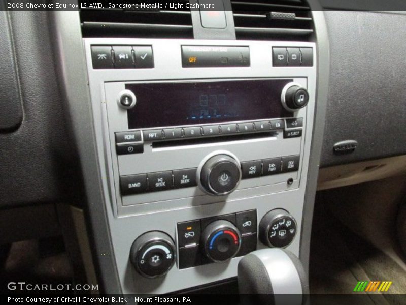 Sandstone Metallic / Light Cashmere 2008 Chevrolet Equinox LS AWD