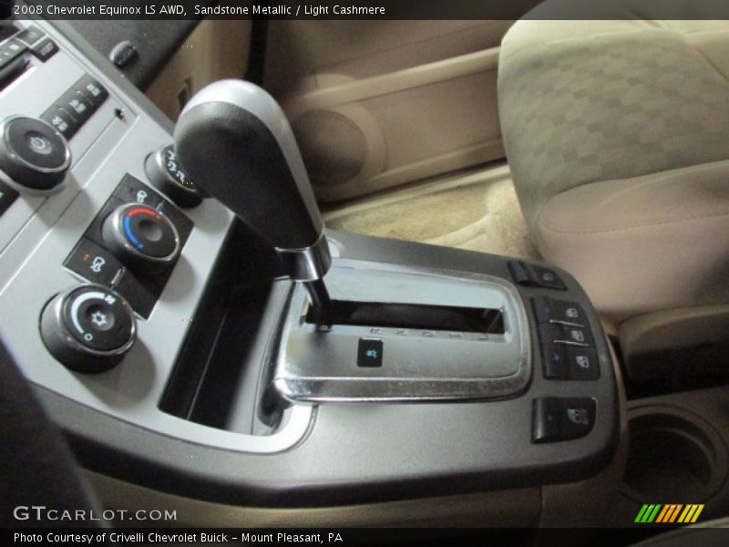 Sandstone Metallic / Light Cashmere 2008 Chevrolet Equinox LS AWD