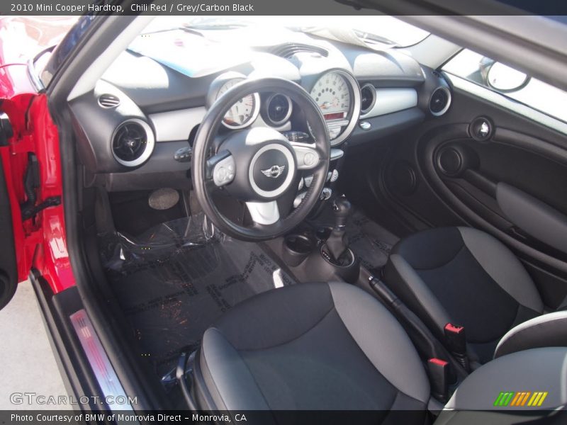 Chili Red / Grey/Carbon Black 2010 Mini Cooper Hardtop