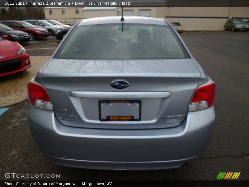 Ice Silver Metallic / Black 2012 Subaru Impreza 2.0i Premium 4 Door