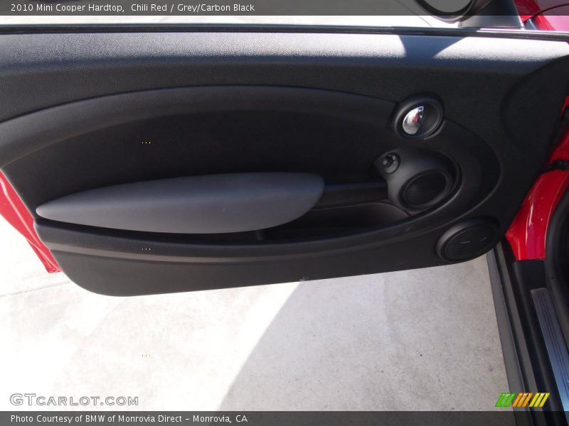 Chili Red / Grey/Carbon Black 2010 Mini Cooper Hardtop