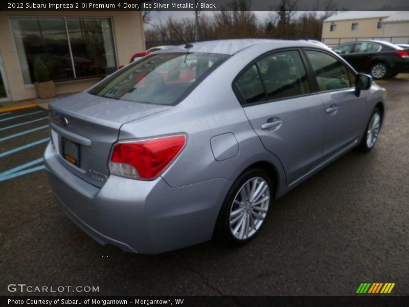 Ice Silver Metallic / Black 2012 Subaru Impreza 2.0i Premium 4 Door