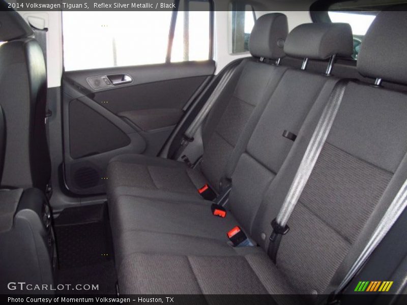 Reflex Silver Metallic / Black 2014 Volkswagen Tiguan S