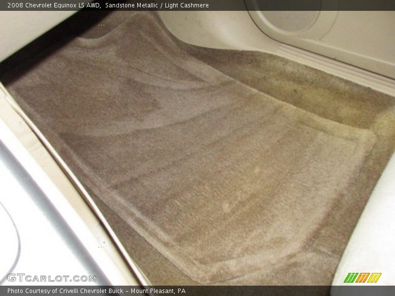 Sandstone Metallic / Light Cashmere 2008 Chevrolet Equinox LS AWD