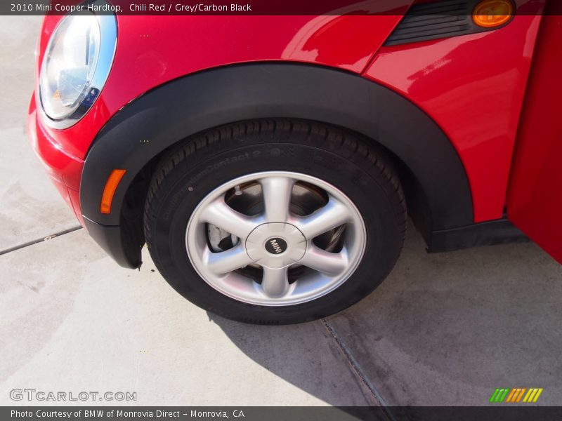 Chili Red / Grey/Carbon Black 2010 Mini Cooper Hardtop
