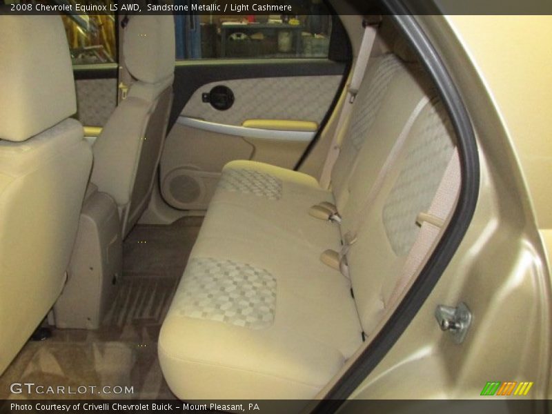 Sandstone Metallic / Light Cashmere 2008 Chevrolet Equinox LS AWD