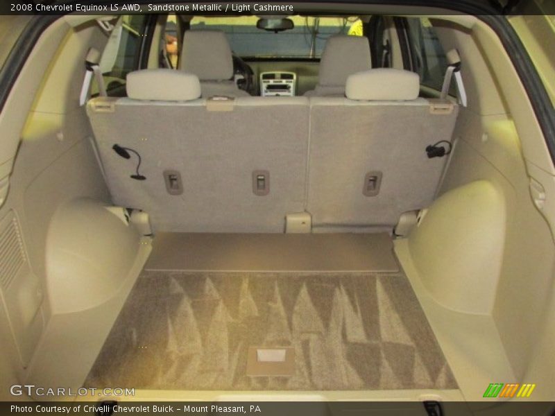 Sandstone Metallic / Light Cashmere 2008 Chevrolet Equinox LS AWD