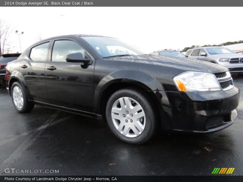 Black Clear Coat / Black 2014 Dodge Avenger SE