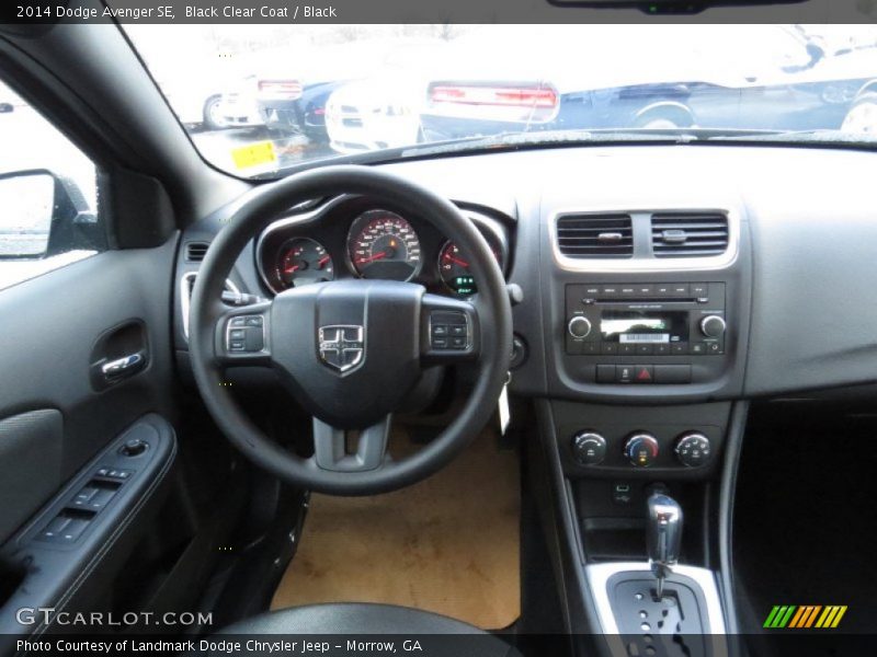 Black Clear Coat / Black 2014 Dodge Avenger SE