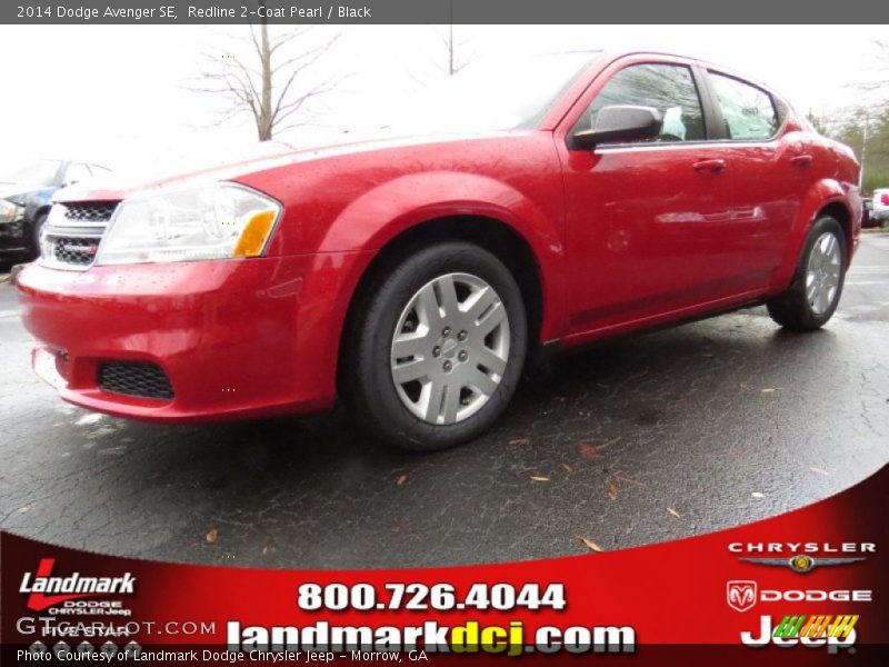 Redline 2-Coat Pearl / Black 2014 Dodge Avenger SE