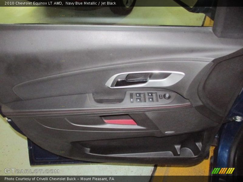 Navy Blue Metallic / Jet Black 2010 Chevrolet Equinox LT AWD