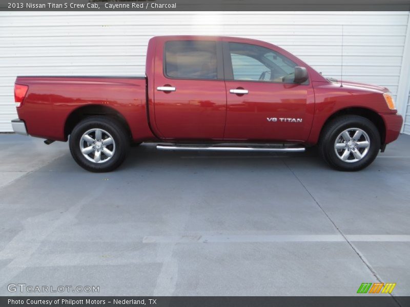  2013 Titan S Crew Cab Cayenne Red