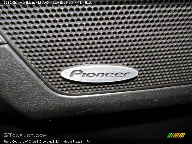 Navy Blue Metallic / Jet Black 2010 Chevrolet Equinox LT AWD