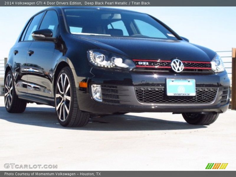 Deep Black Pearl Metallic / Titan Black 2014 Volkswagen GTI 4 Door Drivers Edition