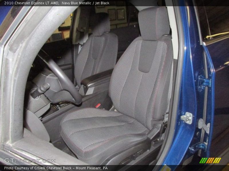 Navy Blue Metallic / Jet Black 2010 Chevrolet Equinox LT AWD