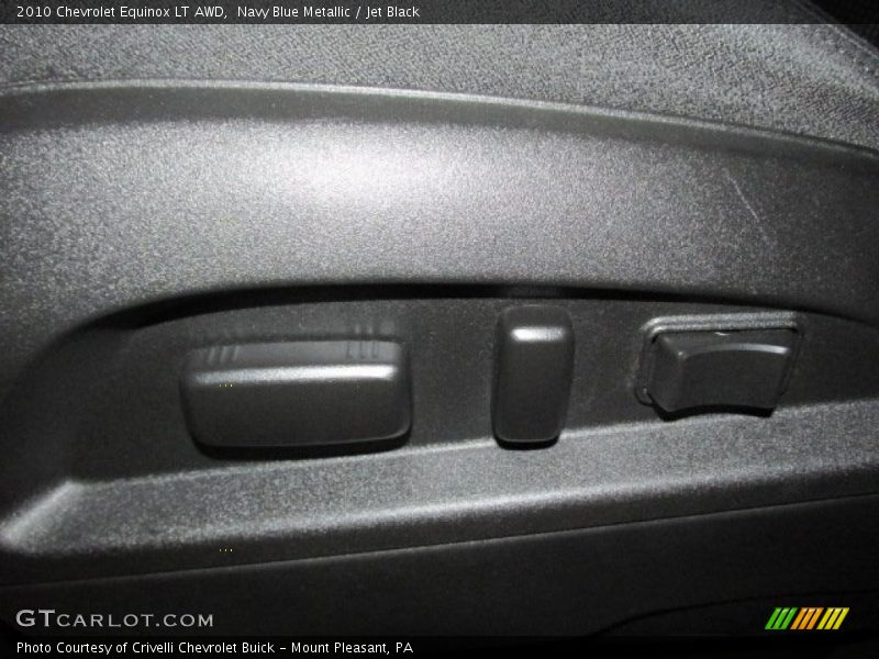 Navy Blue Metallic / Jet Black 2010 Chevrolet Equinox LT AWD