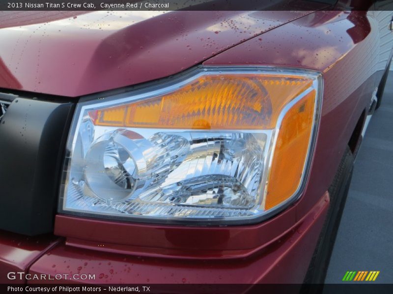 Cayenne Red / Charcoal 2013 Nissan Titan S Crew Cab