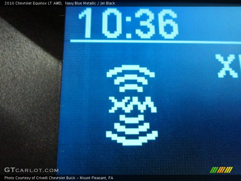 Navy Blue Metallic / Jet Black 2010 Chevrolet Equinox LT AWD