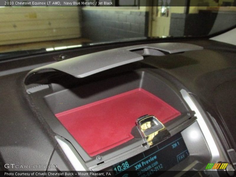 Navy Blue Metallic / Jet Black 2010 Chevrolet Equinox LT AWD
