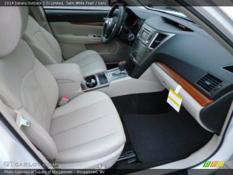 Satin White Pearl / Ivory 2014 Subaru Outback 2.5i Limited
