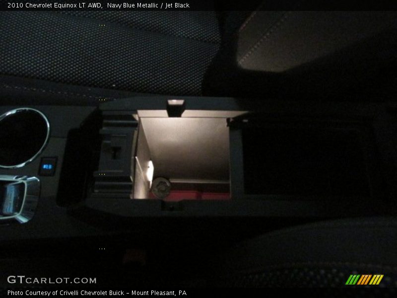 Navy Blue Metallic / Jet Black 2010 Chevrolet Equinox LT AWD