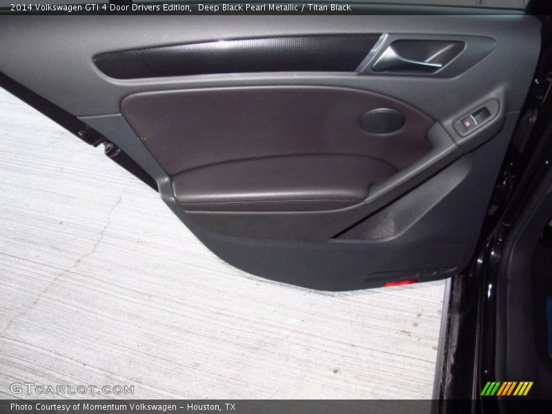Deep Black Pearl Metallic / Titan Black 2014 Volkswagen GTI 4 Door Drivers Edition