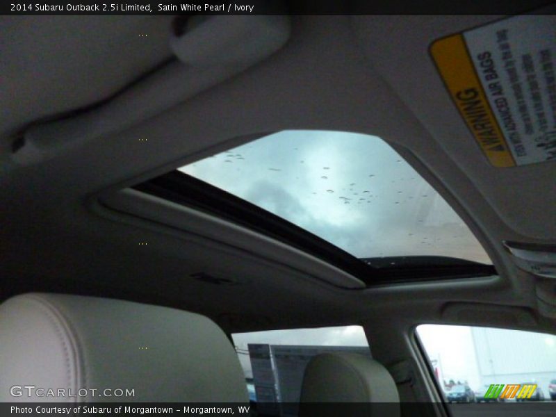Satin White Pearl / Ivory 2014 Subaru Outback 2.5i Limited