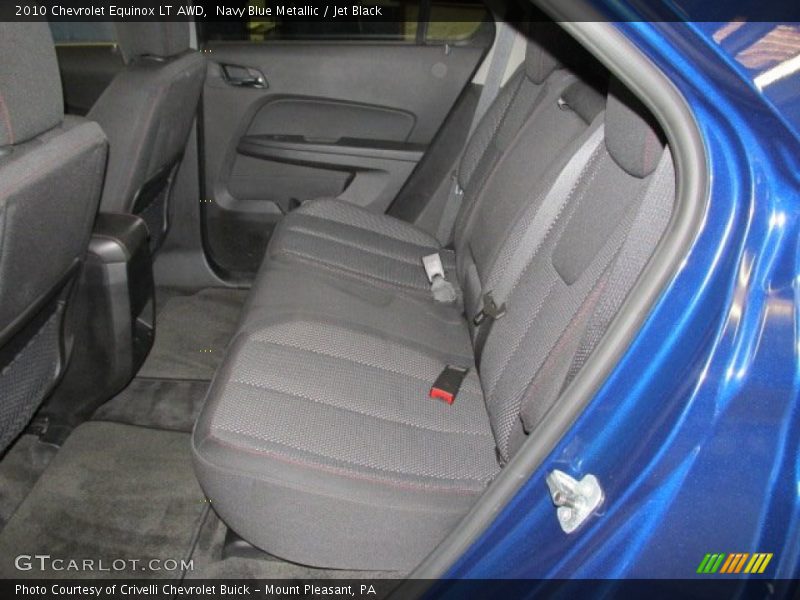 Navy Blue Metallic / Jet Black 2010 Chevrolet Equinox LT AWD