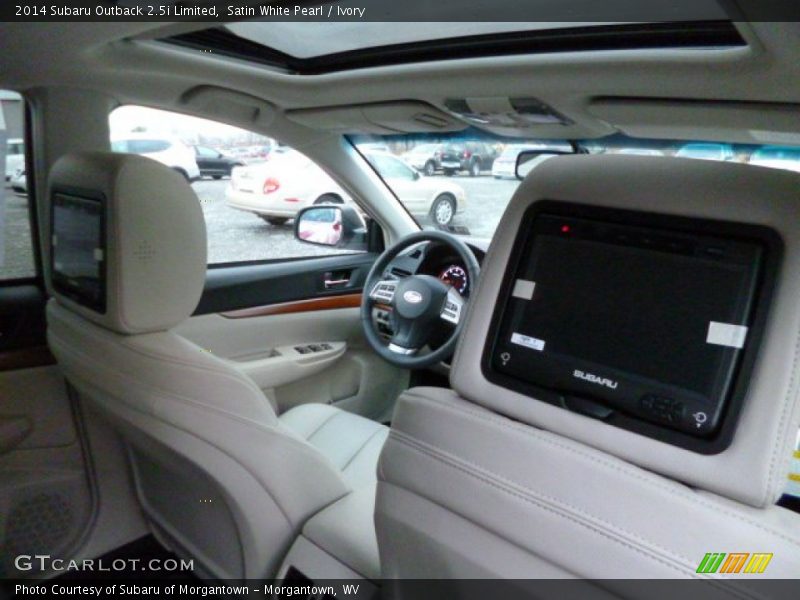 Satin White Pearl / Ivory 2014 Subaru Outback 2.5i Limited
