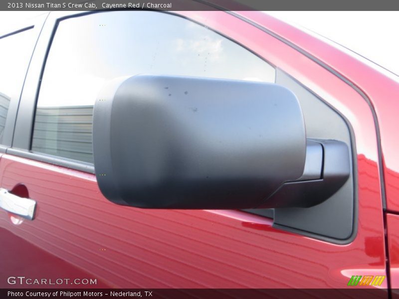 Cayenne Red / Charcoal 2013 Nissan Titan S Crew Cab