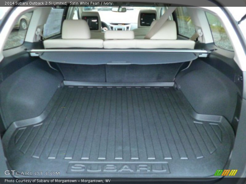 Satin White Pearl / Ivory 2014 Subaru Outback 2.5i Limited