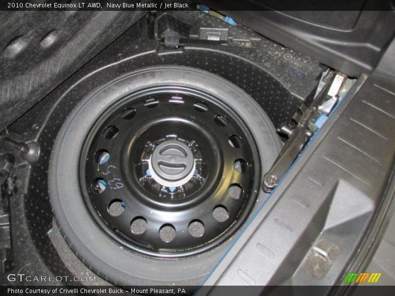 Navy Blue Metallic / Jet Black 2010 Chevrolet Equinox LT AWD