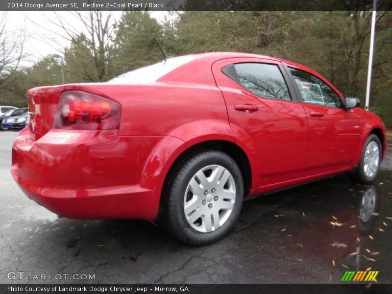 Redline 2-Coat Pearl / Black 2014 Dodge Avenger SE