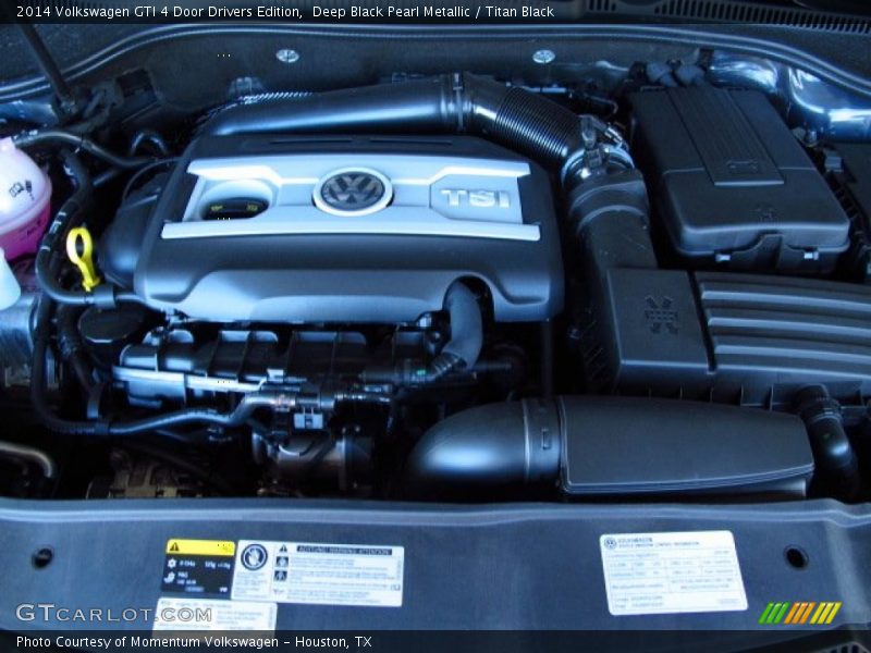 Deep Black Pearl Metallic / Titan Black 2014 Volkswagen GTI 4 Door Drivers Edition