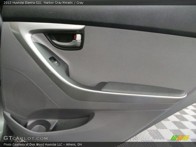 Harbor Gray Metallic / Gray 2013 Hyundai Elantra GLS