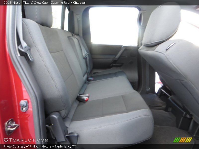 Cayenne Red / Charcoal 2013 Nissan Titan S Crew Cab