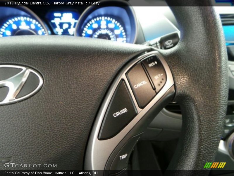 Harbor Gray Metallic / Gray 2013 Hyundai Elantra GLS