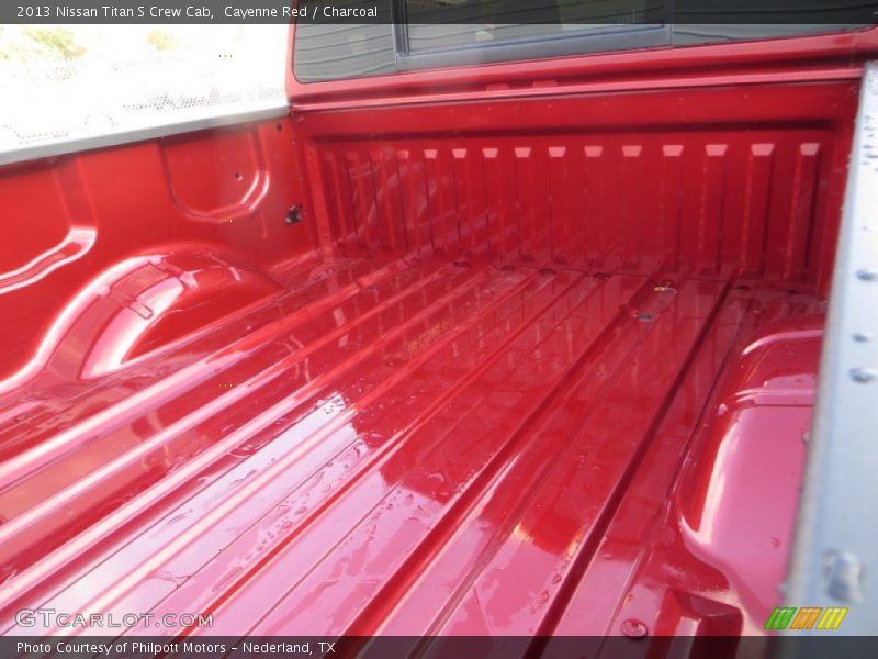 Cayenne Red / Charcoal 2013 Nissan Titan S Crew Cab