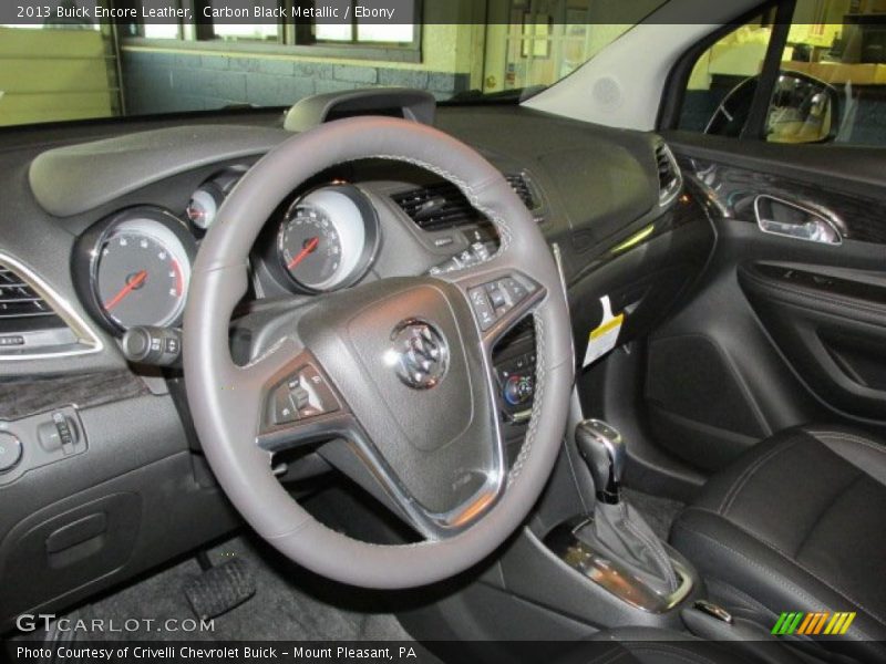 Carbon Black Metallic / Ebony 2013 Buick Encore Leather