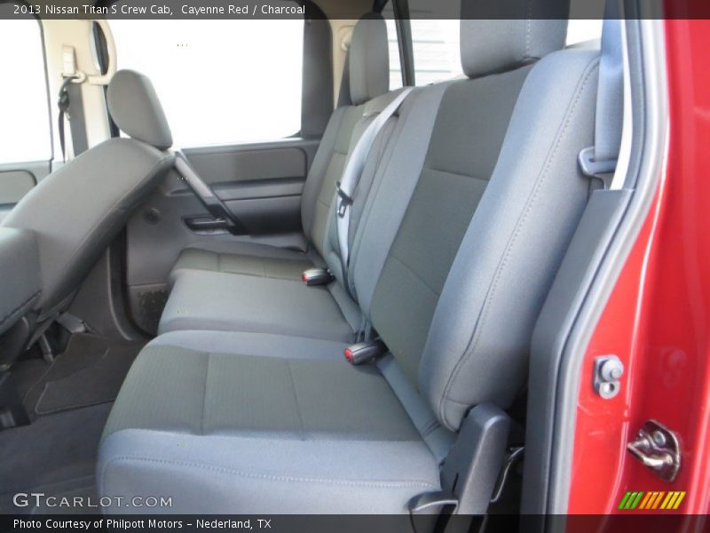 Cayenne Red / Charcoal 2013 Nissan Titan S Crew Cab