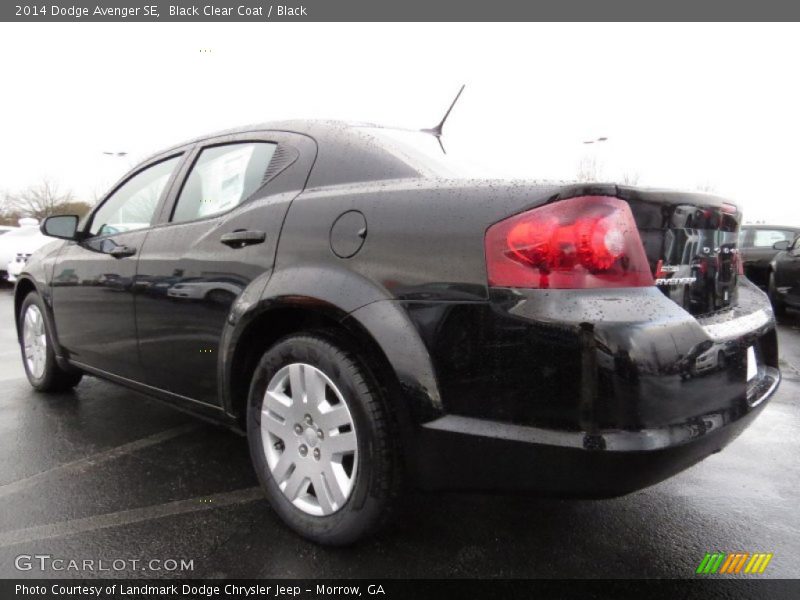Black Clear Coat / Black 2014 Dodge Avenger SE