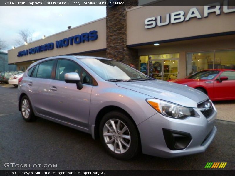Ice Silver Metallic / Black 2014 Subaru Impreza 2.0i Premium 5 Door