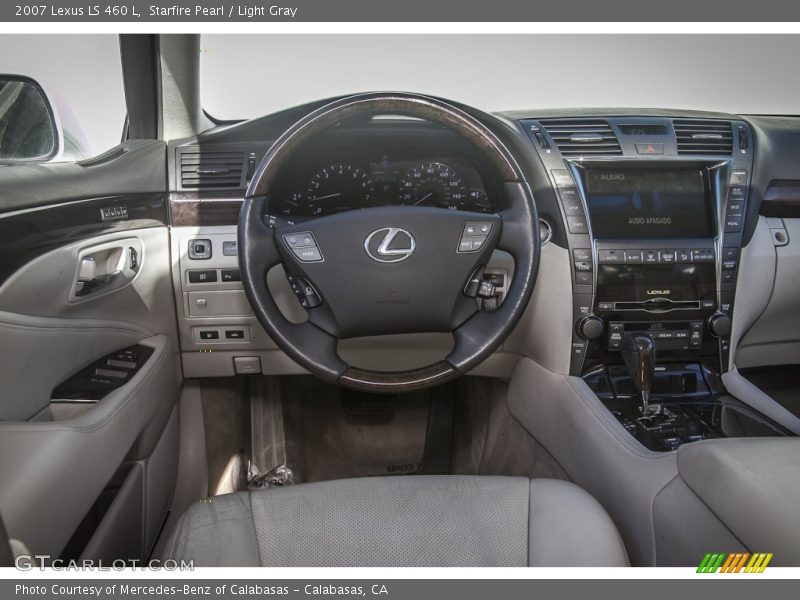 Starfire Pearl / Light Gray 2007 Lexus LS 460 L